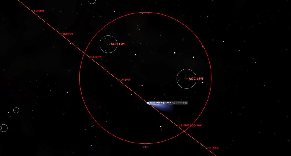 celestial events december 2019 Comet PANSTARRS passes NGC 1528 4